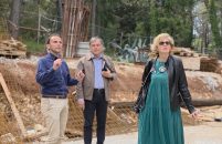 Gradonačelnik Peršurić sa suradnicima u obilasku gradilišta proširenja Doma za starije Poreč