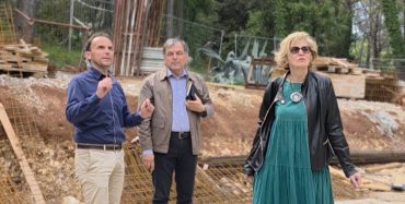 Gradonačelnik Peršurić sa suradnicima u obilasku gradilišta proširenja Doma za starije Poreč