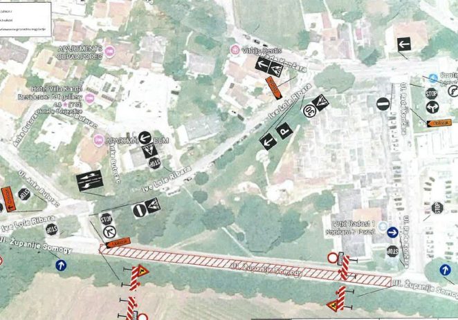 Kreću radovi na sanaciji kolnika kroz dio ulice Županije Somogy – na snazi privremena regulacija prometa !