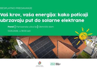 Besplatno informativno predavanje:  kako poticaji ubrzavaju put do solarne elektrane