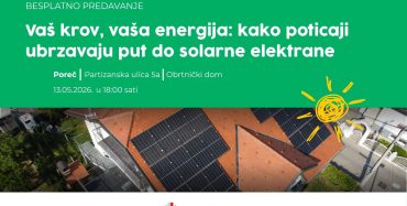 Besplatno informativno predavanje:  kako poticaji ubrzavaju put do solarne elektrane