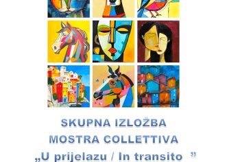 Likovna udruga Poreč poziva na otvorenje izložbe “U prijelazu / In transito”