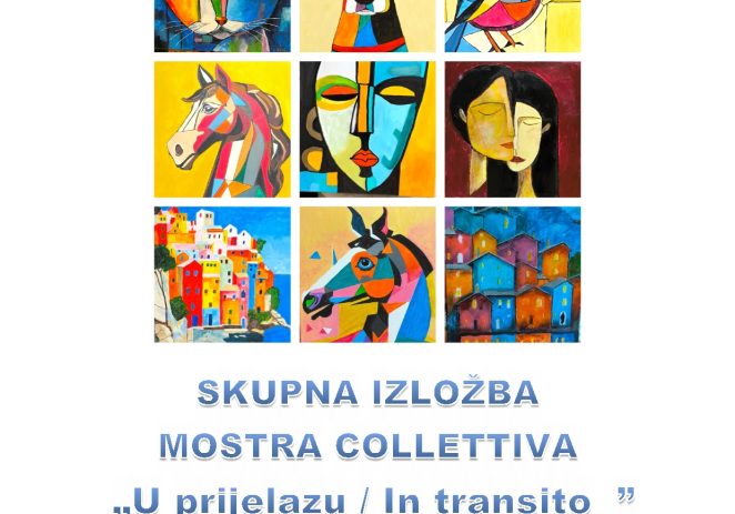 Likovna udruga Poreč poziva na otvorenje izložbe “U prijelazu / In transito”