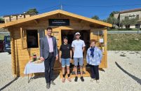 U Vižinadi na odmorištu Parenzana otvoren bike&gift shop, prvi takav na cijeloj trasi
