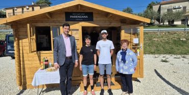 U Vižinadi na odmorištu Parenzana otvoren bike&gift shop, prvi takav na cijeloj trasi