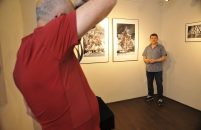 Član KAF Sv.Lovreč, Ermano Bančić otvorio je samostalnu izložbu u Galeriji Placa u Sv.Lovreču pod nazivom ‘Dijalog u infracrvenom’