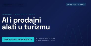 Grad Poreč poziva na besplatnu edukaciju za poduzetnike: AI i prodajni alati u turizmu