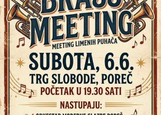 Glazbena poslastica u Poreču: Veliki međunarodni „Brass Meeting“ na Trgu slobode