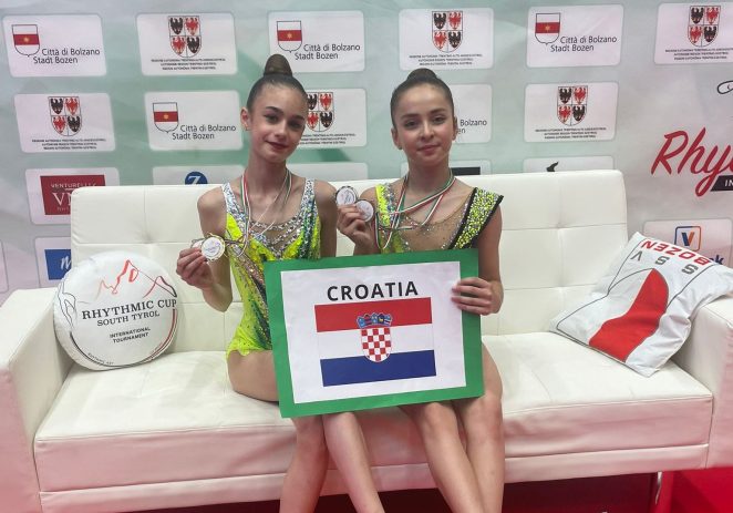 Gimnastičarke KREG Galatea ostvarile odlične rezultate na prestižnom Bolzano Rhythmic Cupu