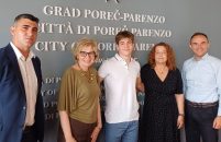 Gradonačelnik Peršurić priredio prijem za Evana Čekića, državnog prvaka iz talijanskog jezika