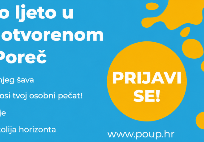 Kreativno ljeto u Pučkom otvorenom učilištu Poreč