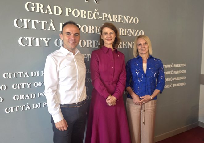 Gradonačelnik Peršurić održao prijem za austrijsku veleposlanicu Yvonne Tončić-Sorinj