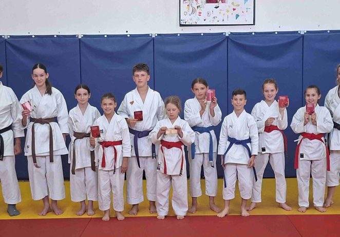 Karate klub ”Finida” iz Poreča održao je polaganje za učenička karate zvanja (kyu zvanja)