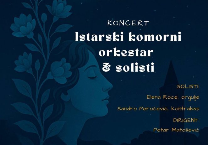 Povijesne Nakićeve orgulje i Istarski komorni orkestar u utorak u Sv. Lovreču