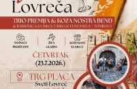 GUŠTI LOVREČA večeras uz Trio Premija, Koza nostra bend, tombolu i zabavu za cijelu obitelj