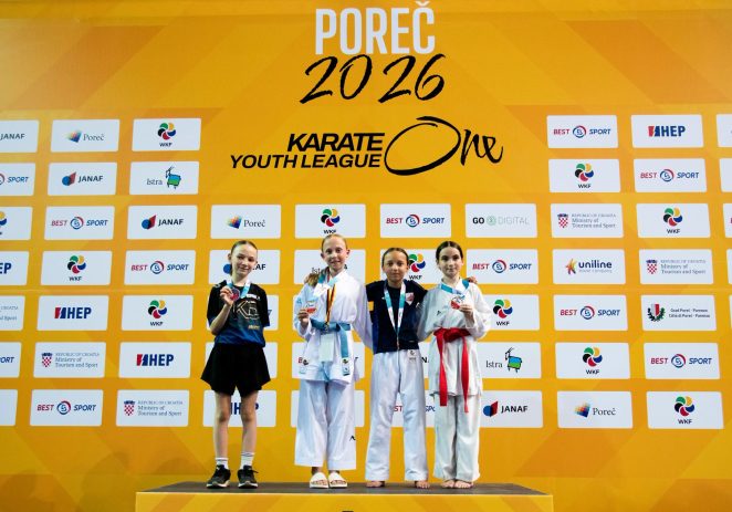 Paola Puškarić iz Karate kluba Finida  osvojila brončanu medalju  na Svjetskom cupu za mlade u Poreču
