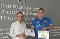 Gradonačelnik Peršurić primio porečkog pizzaiola Aleksandra Legu Velenika,  Guinnessovog  rekordera u pečenju pizza