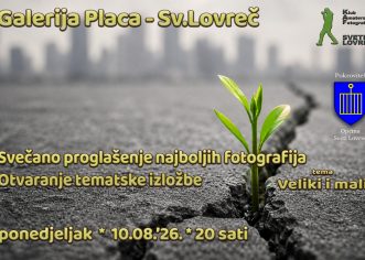 U ponedjeljak proglašenje najboljih fotografija – PhotoCity2026 u Sv. Lovreču