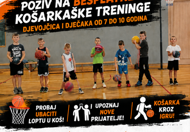 DOĐI NA BESPLATNE KOŠARKAŠKE TRENINGE KK POREČ, PROBAJ KOŠARKU, UPIŠI SE U KLUB