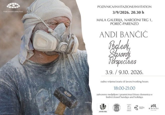 U Maloj galeriji Pučkog otvorenog učilišta otvara se izložba Andija Bančića “Pogledi”