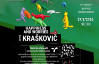 Izložba Happiness and worries Denisa Kraškoviča od četvrtka, 27. kolovoza u Galeriji Zuccato
