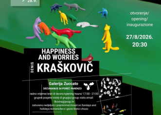 Izložba Happiness and worries Denisa Kraškoviča od četvrtka, 27. kolovoza u Galeriji Zuccato