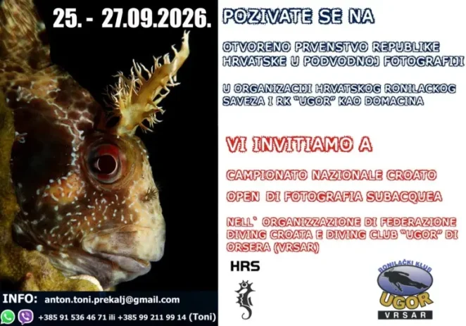 Vrsar je domaćin Otvorenog prvenstva Republike Hrvatske u podvodnoj fotografiji