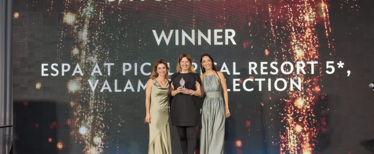 Pical Resort Valamar Collection - Spa of the year - Tihana Milas accepting the prize on behalf of Valamar