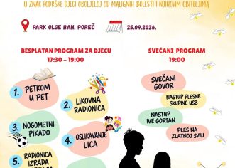 Dođite u petak u park Olge Ban na obilježavanje Zlatnog rujna