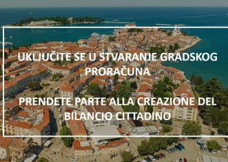 Svojim prijedlozima možete se uključiti u stvaranje proračuna Grada Poreča-Parenzo za 2027. godinu