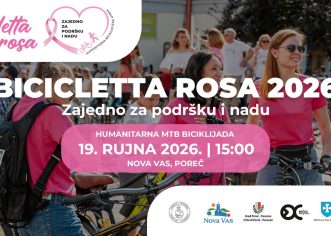 19. rujna druga humanitarna biciklijada Bicicletta rosa u Novoj Vasi za pomoć onkološkim pacijentima