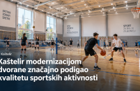 Kaštelir modernizacijom dvorane značajno podigao kvalitetu sportskih aktivnosti