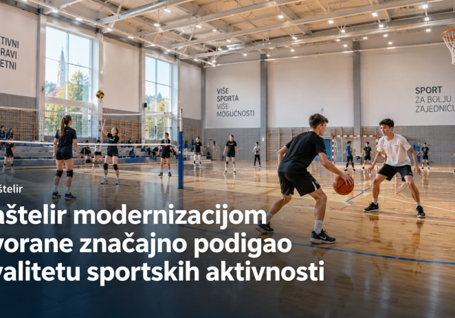 Kaštelir modernizacijom dvorane značajno podigao kvalitetu sportskih aktivnosti