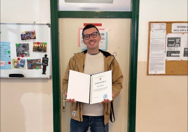 Pedagog Alen Hasikić peti put među najuspješnijim odgojno-obrazovnim djelatnicima u Hrvatskoj