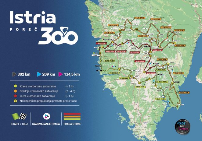 VAŽNO ZA VOZAČE: Više od 4.500 biciklista ove subote na prometnicama  – detaljan raspored zatvaranja cesta po satima