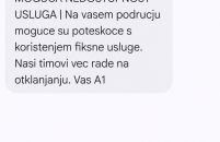 Poteškoće s A1 uslugama u Poreču: obavijest stigla tek nakon šest i pol sati