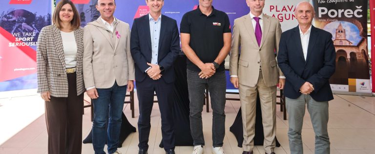 Govornici pressica Plava Laguna Ironman 70.3 Porec, Istra - Hrvatska