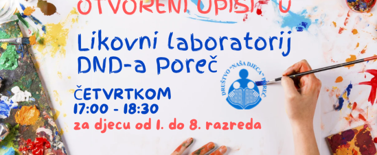 Likovni laboratorij DND-a Poreč